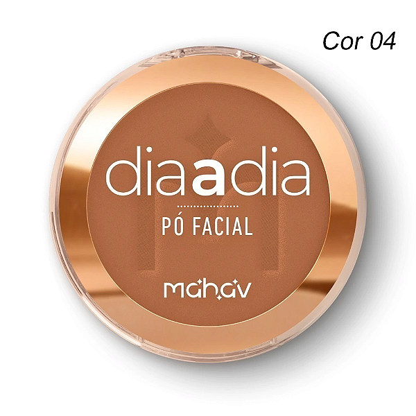 Pó Facial Compacto Dia a Dia Cor 04 Mahav