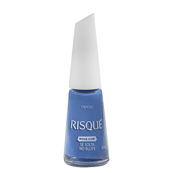 Esmalte Coleção Essencial Cor Se Solta no Blues 8ml Risque