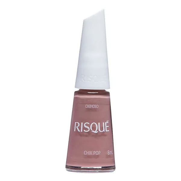 Esmalte Coleção Essencial Cor Rosa Cremoso Chik Pop 8ml Risque