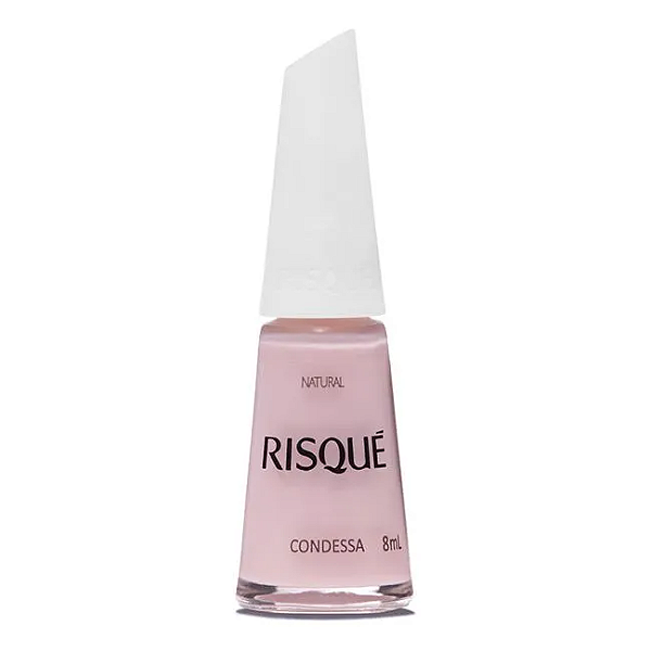 Esmalte Coleção Essencial Cor Rosa Natural Condessa 8ml Risque