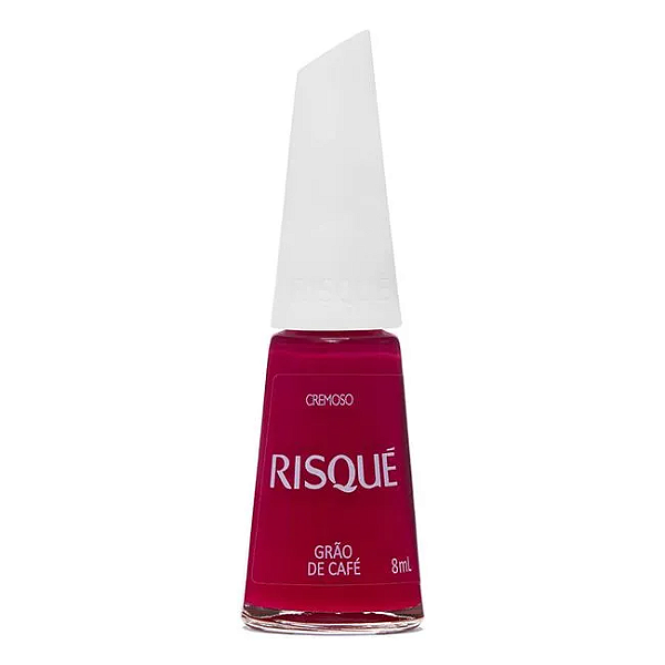 Esmalte Coleção Essencial Cor Rosa Cremoso Grão de Café 8ml Risque