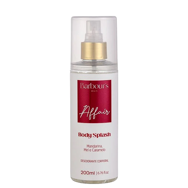 Body Splash Fragrância Affair Desodorante Colônia 200ml Barbours Beauty