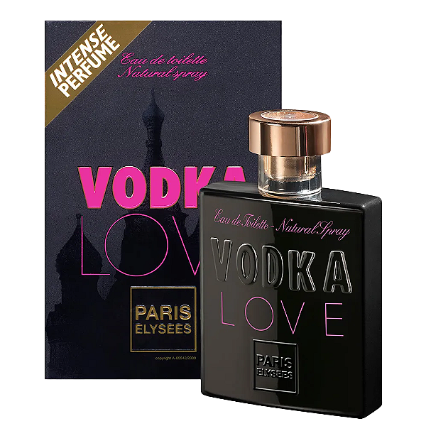 Perfume Feminino Vodka Love 100ml Paris Elysees