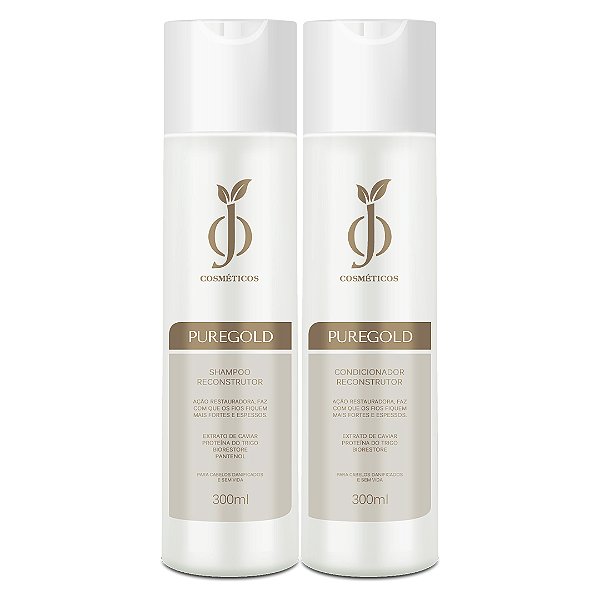 Kit PureGold - Shampoo+Condicionador  300g - OJ Cosméticos