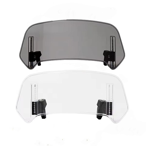 Bolha Defletor Moto Regulagem Grande Universal Parabrisa