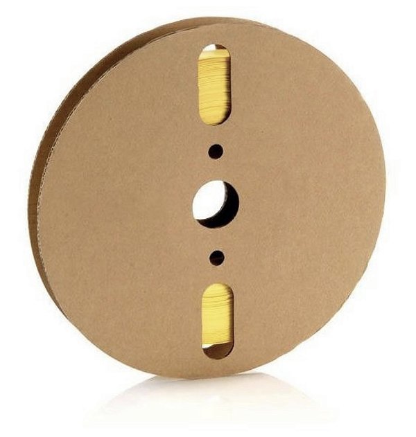 ESPAGUETE TERMO RETRATIL 8,0 MM AMARELO (ROLO 100 M)