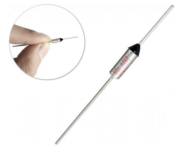 FUSIVEL TERMICO 99° 10A 250V (MINIMO 100 PCS)
