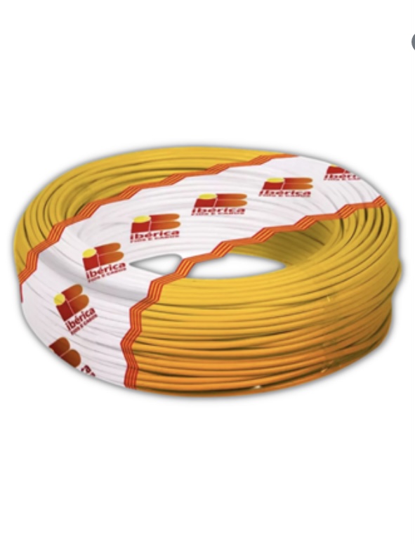 CABO FLEXIVEL 20AWG 0,50MM AMARELO (ROLO C/ 100 MTS)