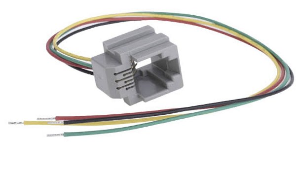 CONECTOR JACK P/ TEL RJ11 YH101-623K 6P2C 95MM 2VIAS