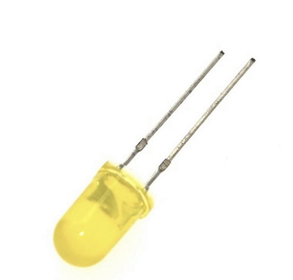 LED 5MM AMARELO DIFUSO