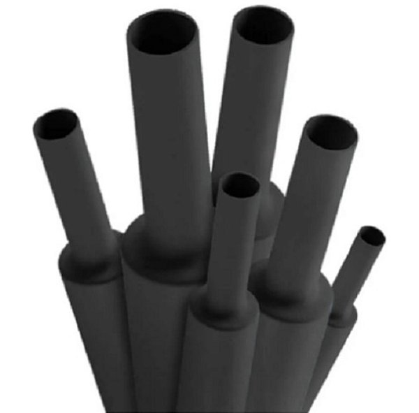 ESPAGUETE TERMO RETRATIL 1.5 MM PRETO 125° (Pacote c/ 10 Mts)