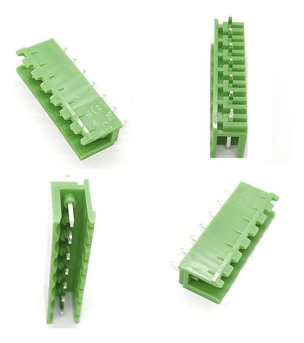 CNT 5.08MM MACHO 07 VIAS 180º FECHADO KF2EDGVC-5.08-07P = STLZ07
