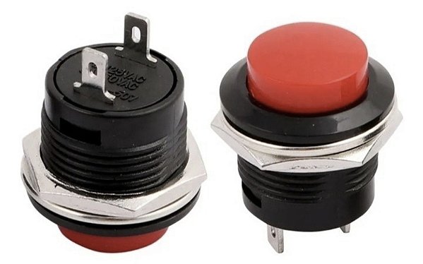 CHAVE BOTAO R13-507 2T S/TRAVA VERMELHA