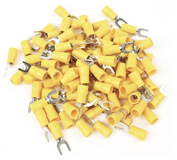 TERMINAL FORQUILHA SV-5,5-5 AMARELO