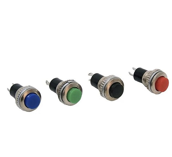 CHAVE BOTAO DS-316 2T S/TRAVA PRETA