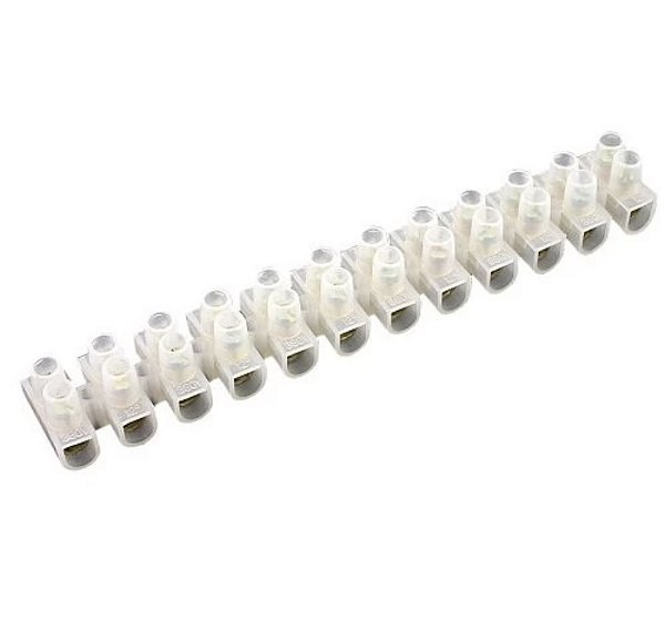 CONECTOR EM BARRA H-15A 12 BORNES 12MM (PACOTE C/ 10 PCS)