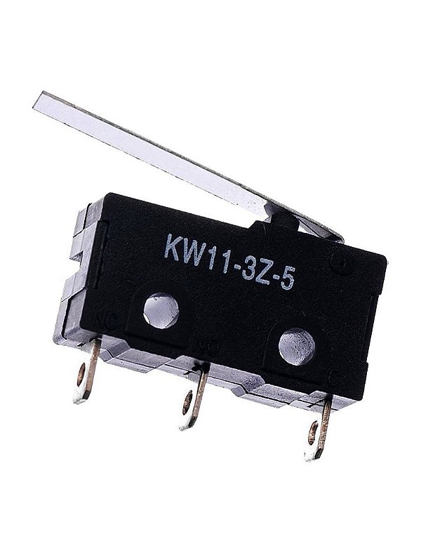 CHAVE MICRO SWITCH KW11-3Z-5 23MM PRETA 3T