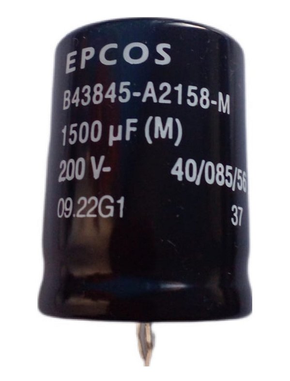 CAPACITOR ELETROLITICO SNAPIN 1500/200V B43845A2158M0 30X40