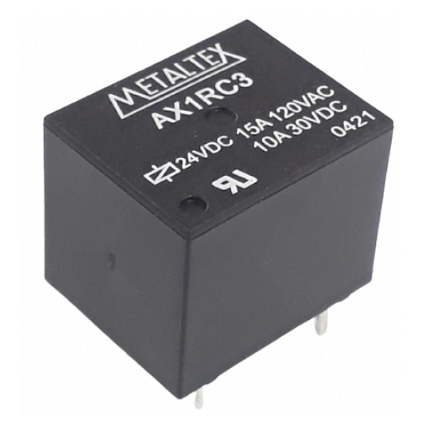 RELE AX1RC3 24V 15A METALTEX