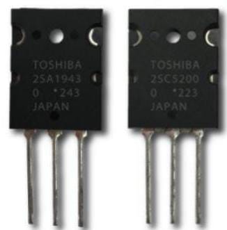 2SA 1943+2SC 5200 TOSHIBA (PACOTE 50 PARES)
