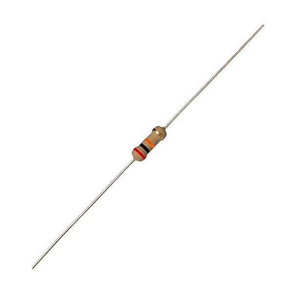 RESISTOR CR25 20K FILME CARBONO 1/4W 5% (PACOTE C/ 100 PCS)