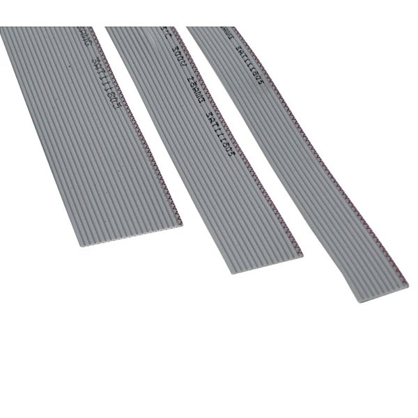 CABO FLAT 20 VIAS 28 AWG CINZA ROLO 76.5
