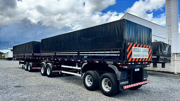 Rodotrem Graneleiro Dolly 5° Roda Librelato 2022/22 Com Pneus