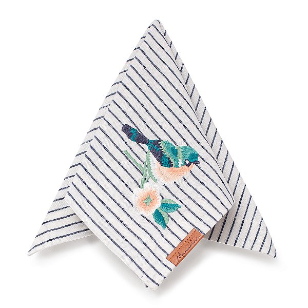 Guardanapo Listrado Bordado