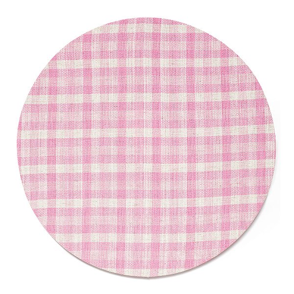 Capa Sousplat Tecido Linho Misto