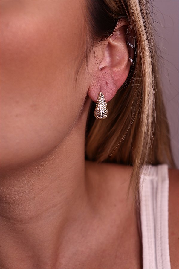 Brinco Marina Zirconia