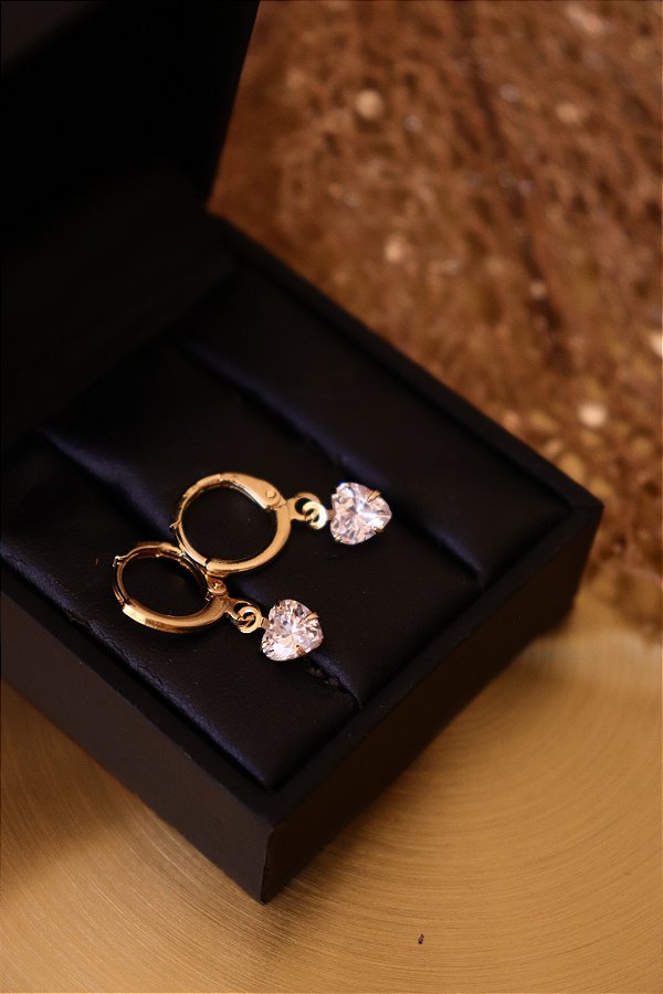 Argolinha com Pingente Coração