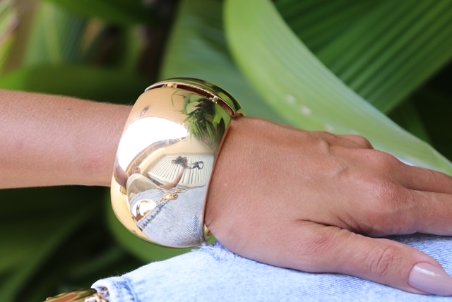 Bracelete Maxi Banhado a Ouro 18k