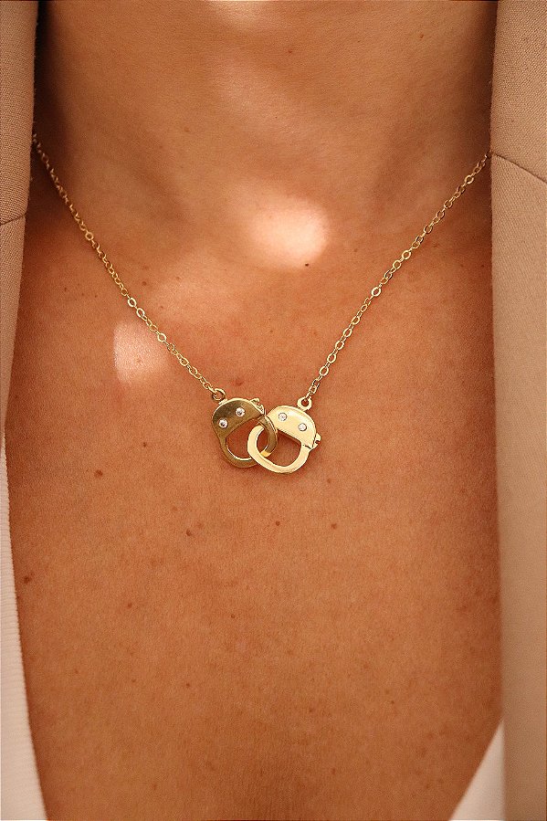 Colar Algema Virginia Banhado a Ouro 18k