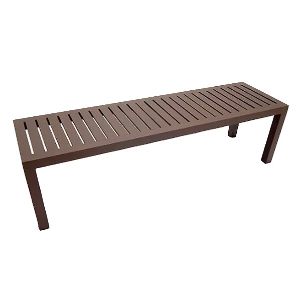 Banco Ripado de Alumínio