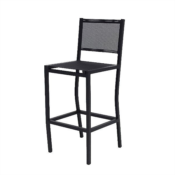 Banqueta Frésia em Tela Sling sem braços