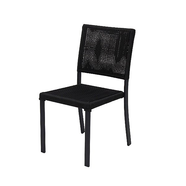 Cadeira Trevo em Corda náutica e Alumínio