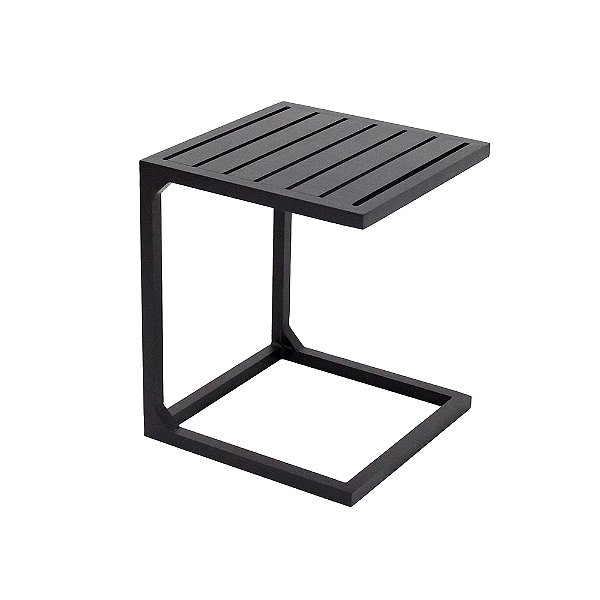 Mesa Lateral "C" Com Tampo Ripado