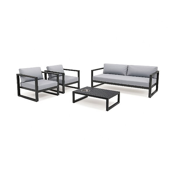 Conjunto de Sofá Bogarim com Mesa com Champanheira