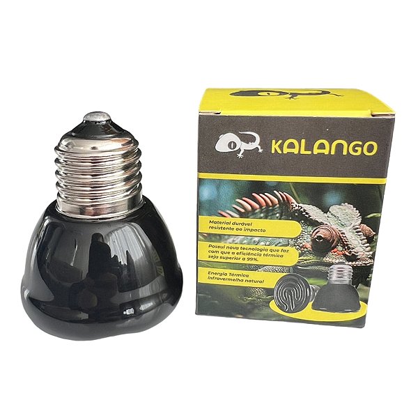 Lâmpada Cerâmica Kalango para Répteis e Aves – Aquecedor sem Emissão de  Luz | 110V ou 220V