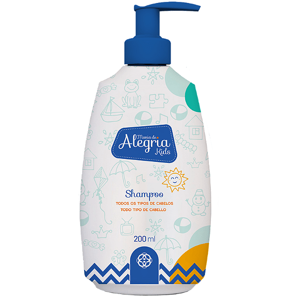 Shampoo Todo Tipo de Cabelo Mania De Alegria Kids 200ml