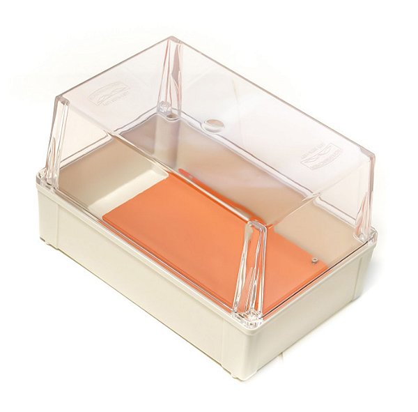 Caixa Plástica Pvc Tampa Transparente 280mmx180mmx170mm