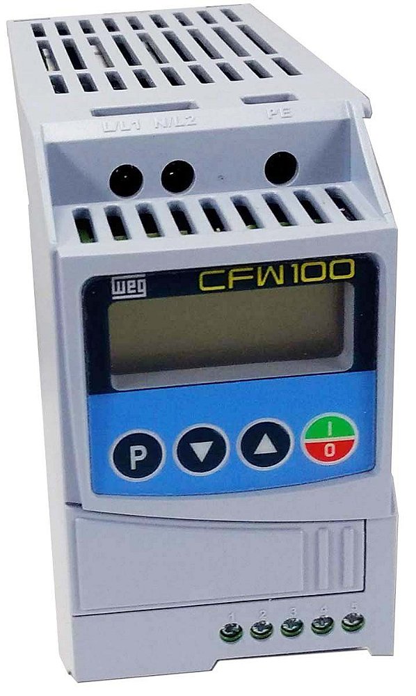 Inversor De Frequência Weg Cfw100 1cv 220v 4 Ampéres
