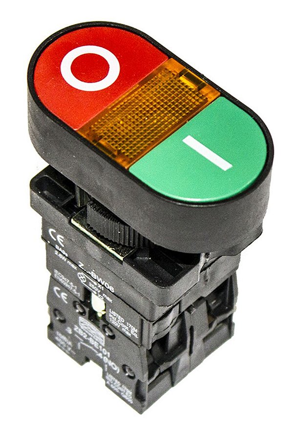 Botoeira Dupla  Com Bloco De Iluminação  Led - Ld