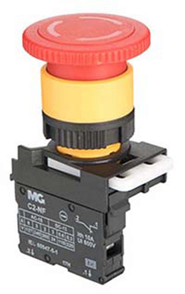 Botoeira De Emergência  Margirius Cogumelo Gira P/soltar