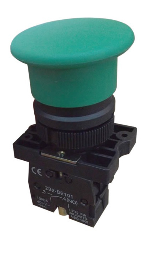 Botoeira De Emergência Smc Cogumelo 40mm Na Soco Cores