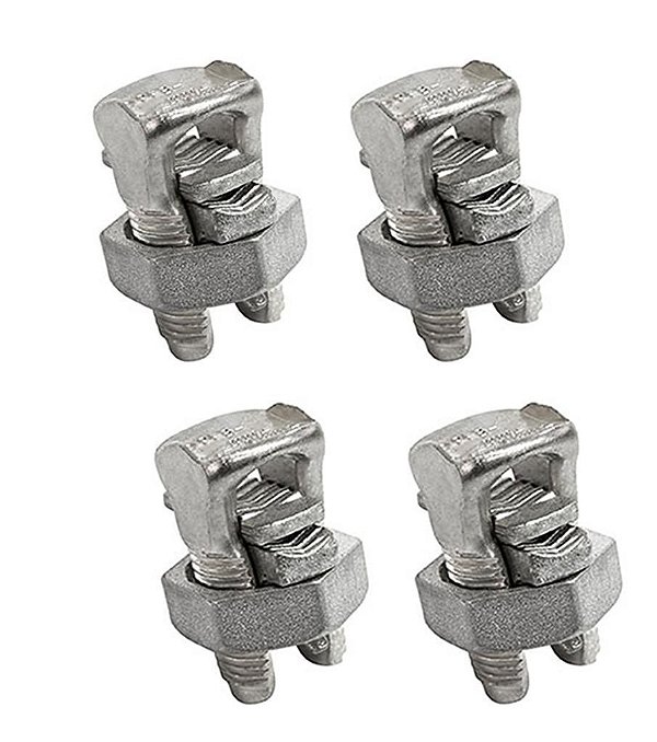 Conector parafuso fendido bimetálico Split Bolt 16mm com 4un
