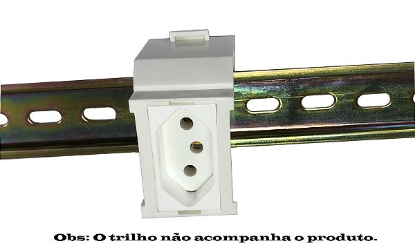 Tomada Weg para trilho 10 amperes
