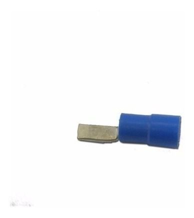 Terminal Tipo Pino Tubular Isolado 50mm Azul C/6pç