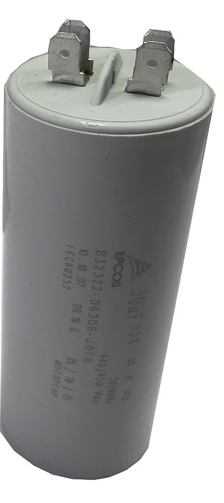 Capacitor Permanente 30uf 440/450v Epcos ,motores,e Outros