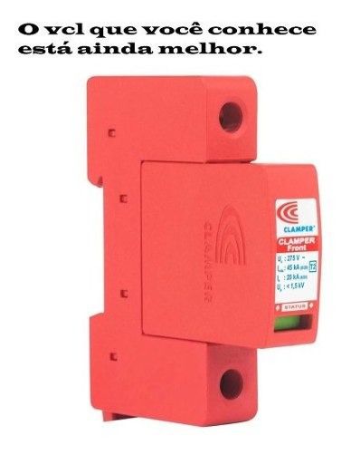 Protetor Surto Dps Clamper A Raio Vcl Front 275v 45ka C/3un